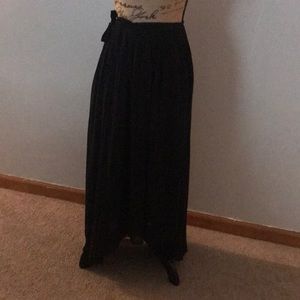 Halston black skirt
